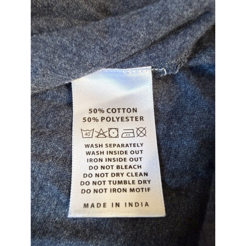 Amsterdam Industry Shirt Mens Medium Navy Amsterdam EST 1275 Graphic Tee T-Shirt - Picture 9 of 9